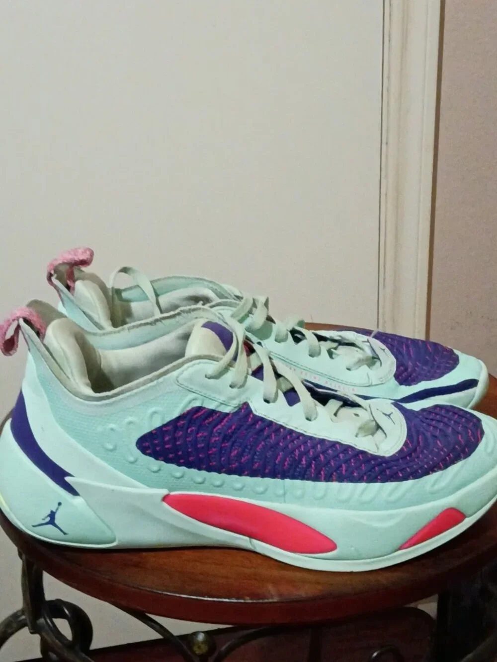 Nike Air Jordan Luka 1 Easter Mint Pink Purple Men Basketball DN1772-305 Sz 9.5